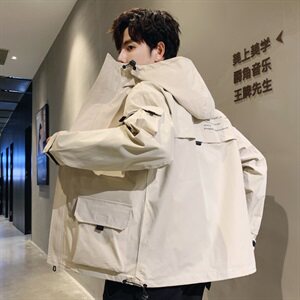 男连帽工装夹克外套 5032-1_1906P70图片