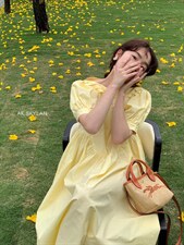 是被连衣裙占据的夏天呀，女装连衣裙，AKSKYLAN(6F)