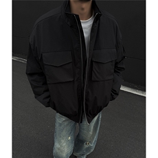 冬季新款多口袋工装立领棉衣外套美式休闲夹棉加厚棉服D393P100，男装棉衣，电商A335-1（原A458）