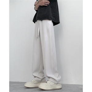 夏季垂感休闲裤男宽松小西裤D329-QM705-特P40-控68图片