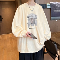 抖音得物供货量大从优可提供视频美式长袖T恤CT797特P25，男装T恤，电商A486-1