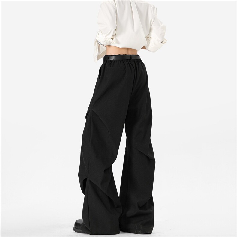 折邹西裤大脚口现货抖音可送样A061-AX00960-特P40，男装西裤，电商A061