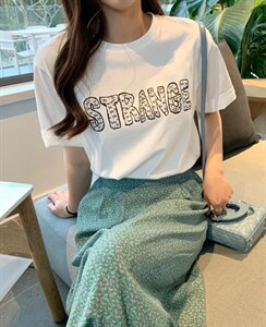 字母个性短袖，其它，约澜