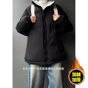 现货高品质美式高街冬季重磅三防加绒加厚羽绒棉衣厚外套棉服图片