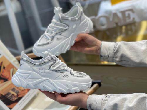 2021新款韩版时尚休闲真皮透气潮流远动老爹鞋，其它，她他麦