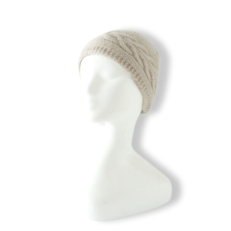 时尚保暖羊绒护耳发带优雅编织设计舒适百搭，头饰，绒创羊绒