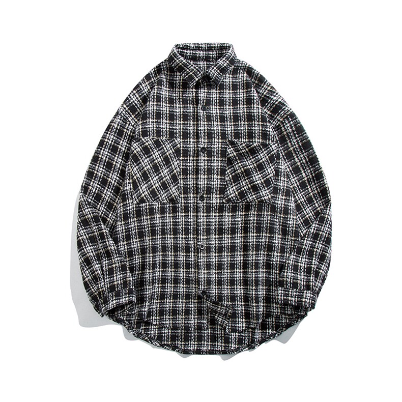 2026春季新款白底港风小香风夹克外套M-3XL-JK1901-P65，男装夹克，星座417-1（原电商B245）