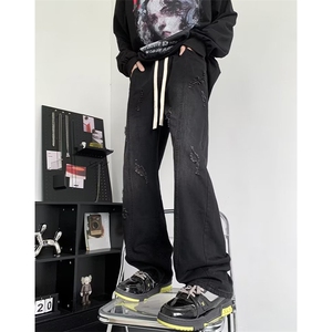 青春流行ins男直筒水洗牛仔裤TY6006 P43图片