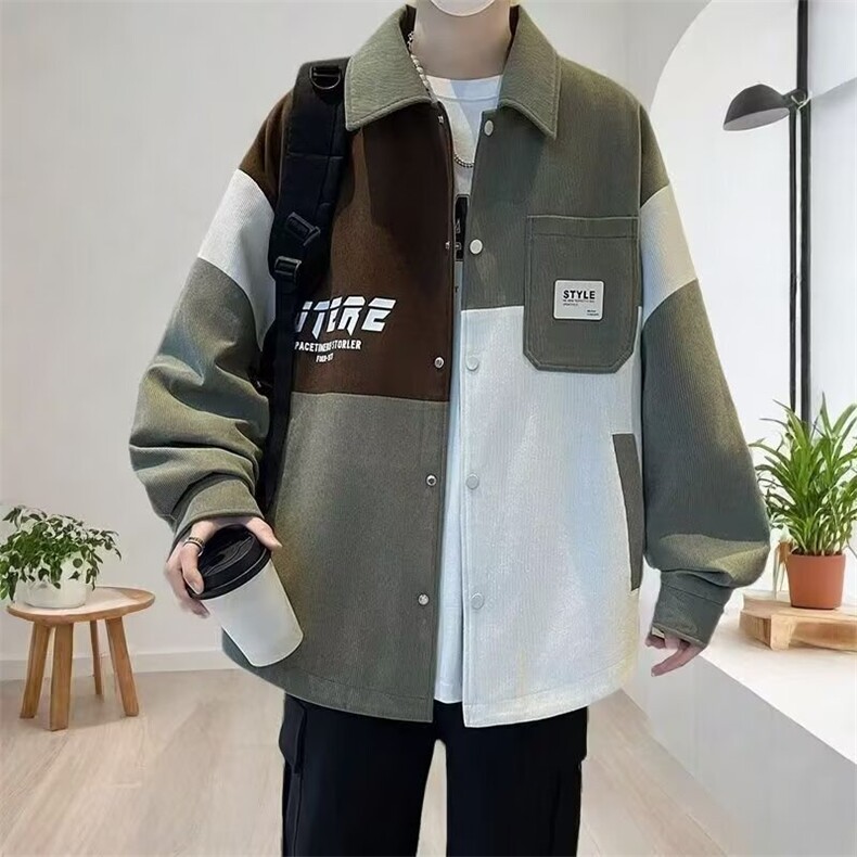 1506-1/GG790/P52高街潮牌港风原宿风韩版潮流宽松夹克，男装夹克，星座1506A