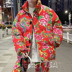 Y99男女面包衣服风东北大花抖音品质，鞋类箱包手腕包，星座115A(原星座507）