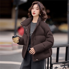 2025年冬季90绒短款泡芙羽绒服，时尚休闲，不挑身材，上身显瘦，，女装羽绒服，米莱