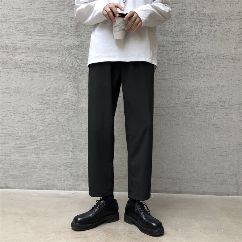 新款2023春季冰丝裤新款运动九分裤舒适直筒裤1216-特批：20,男装休闲裤,星座718-1
