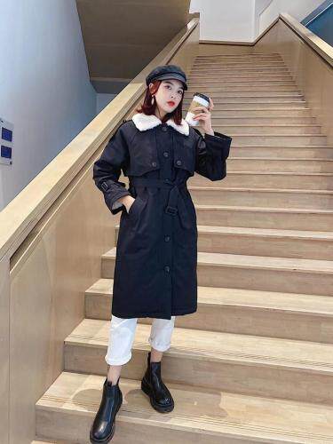 2021冬款韩版收身版派克服，女装，爱美欧
