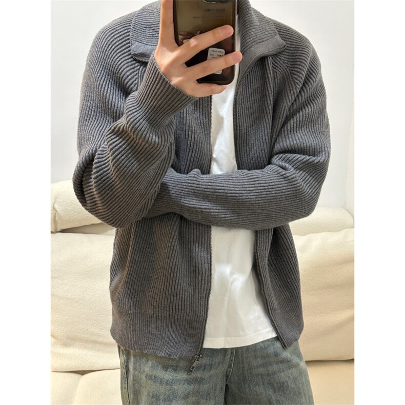 【有货】M5653HH-特P55 cleanfit拉链开衫毛衣外套男款针织衫秋冬图片