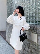 2022年：春夏连衣裙，设计师款式，休闲时尚，，女装连衣裙，非布可衣