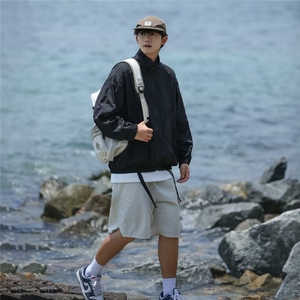 2026新款夏季立领薄款休闲夹克日系港风青年户外防晒衣防晒服图片