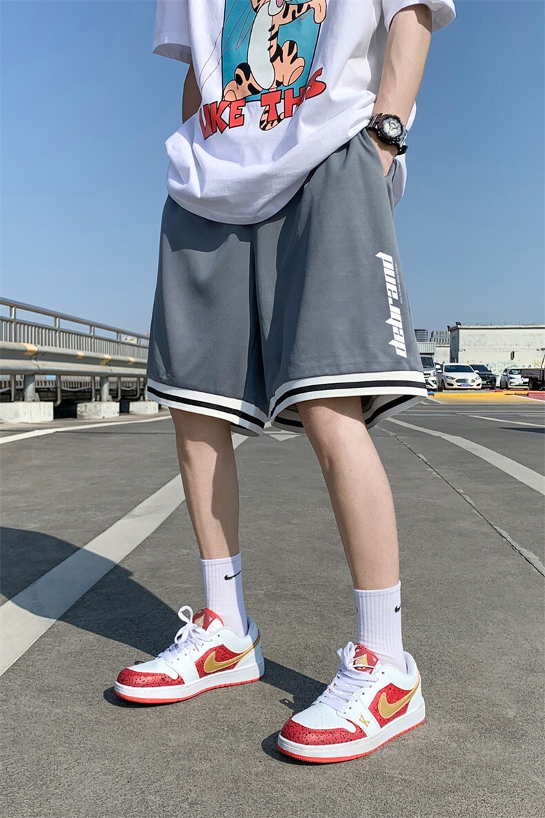 ！2023夏季新款男士冰丝短裤潮流宽松五分裤DK508P25,男装休闲裤,电商B220
