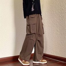 男秋季新款大口袋特厚港风休闲裤A915P45，男装休闲裤，星座1116-2