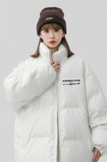 中性风23冬季时尚百搭宽松字母印花潮流棉服外套MY453P115控158，男装棉衣，A247A