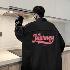 牛仔夹克男大码牛仔外套男茄克NJ77372-P60，男装工装外套，电商A040