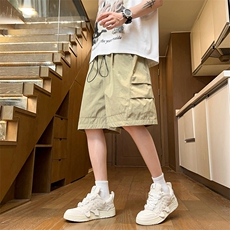 现货夏季工装短裤男ins潮牌休闲百搭潮流痞帅五分裤D02521-P38，男装牛仔裤，星座308B-2