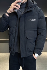 连帽羽绒服男短款冬季痞帅轻薄加厚外套，男装羽绒服，电商A311