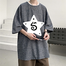 风复古亚麻短袖男棉麻t恤男半袖ZT71368-P35，男装T恤，电商A040