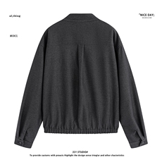 平铺~得物可二开2026春季假两件开衫外套YJ6007/P78，女装短外套，电商B331