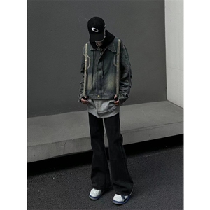 自家图，博主风cleanfit牛仔外套男美式复古夹克NZJK002-P95图片