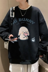 S6314-P28秋季圆领卫衣男大码韩版宽松长袖外套，男装卫衣，电商A040