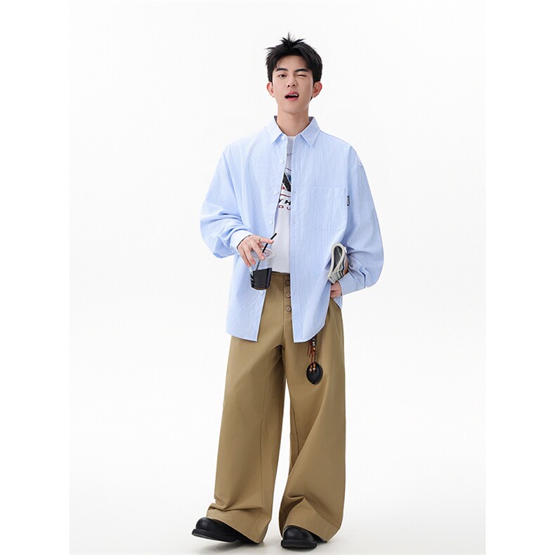 条纹长袖衬衫222-2-CS91-P68卖88,男装衬衫,星座222-2（原202-8）