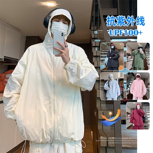 UPF100+有报告 凉感轻薄透气套装防晒服 两件套HS628-P75图片
