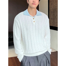 时尚长袖毛衣新款ins气质原宿慵懒流行潮流文艺百搭日系简约，男装针织衫/毛衣，星座506A