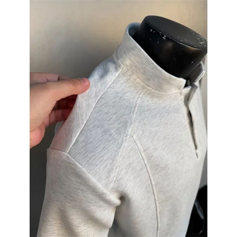 网图-夏季高街痞帅POLO衫正肩拼接男装短袖T恤大码上衣S430-特28，男装T恤，电商A233-1