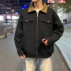 翻领夹克男春季简约宽松潮流百搭上衣服JK266-P73，男装夹克，星座308B-2
