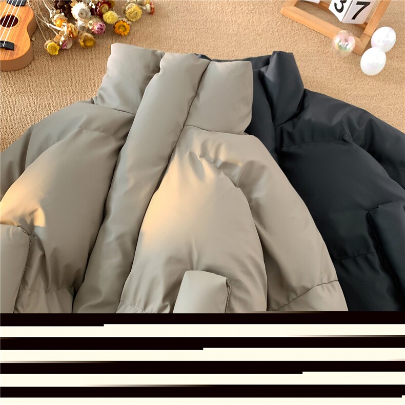 美式冬季复古短款棉服男潮高级感设计感加厚外套情侣D374P128,男装棉衣,电商A335-1（原A458）