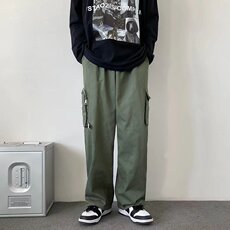 纯棉男士秋冬季潮牌ins宽松运动裤束脚休闲长裤A527P35，男装休闲裤，星座1116-2