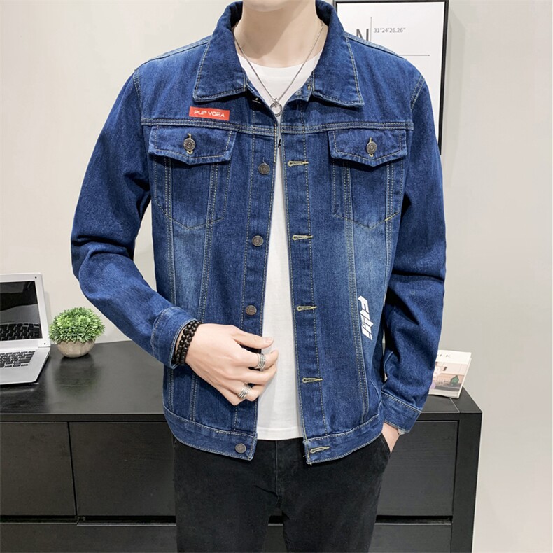 JK925-p55-限价78大量现货网格牛仔夹克肥仔量足破洞印花大码,男装夹克,星座103A