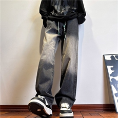 k1097-p55-控78M-5XL现货oversizecleanfit风牛仔裤大码渐变，男装牛仔裤，星座116