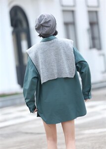 披肩衬衫,女装衬衫,极品红颜