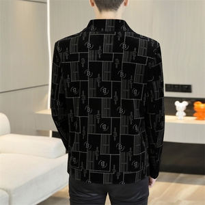 抖音2024春季新款男士高品质翻领休闲夹克外套上衣男A97P85图片
