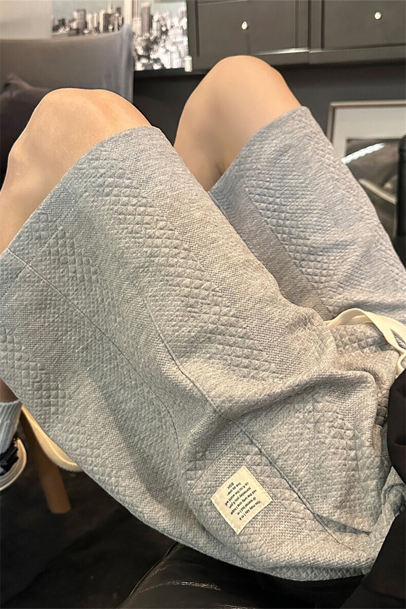 K8032/P35夏季新款提花运动系绳短裤男中裤潮宽松大码休闲裤子,男装牛仔裤,电商A141