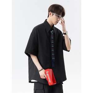 港风Cityboy工装短袖衬衫套装DC2191上衣30-DK8533裤子30【特价】图片