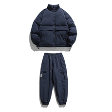 外27-2GANYOU日系纯色大口袋加厚棉服（套装K02）MY02-P195，男装棉衣，新杭派外27-2