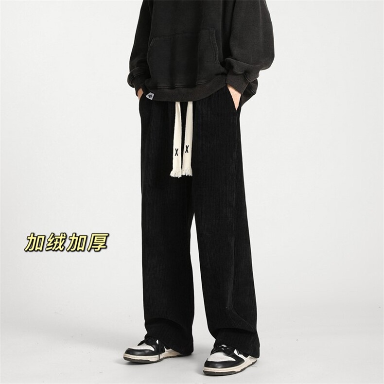 冬季加绒加厚雪尼尔休闲裤长裤M~5XL XZ604-KG44JR-P65控78图片