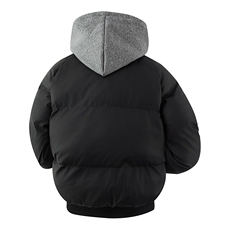 现货高品质重磅工艺美式高街假两件PU皮棉衣男女加厚棉服外套，男装棉衣，电商A486