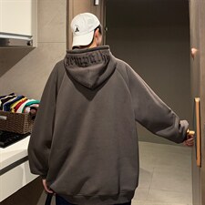 HQ1165-TP65控价88秋季2022字母刺绣卫衣男个性百搭连帽上衣，男装卫衣，电商A102-1
