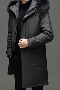 XLALW92309秋冬新款2023年男士休闲羽绒服加厚保暖夹克外套P460图片