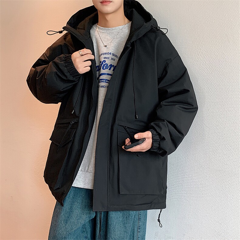 棉衣男宽松防风防水加厚冲锋衣棉衣外套MY8830-P98,男装夹克,星座1204-3