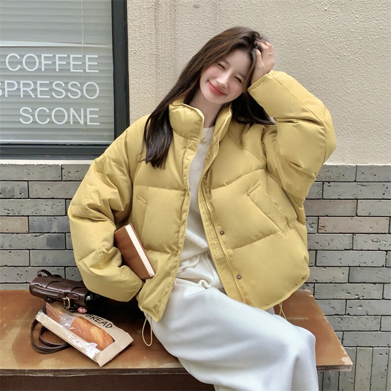 新款主推绸缎面料50绒羽绒服2665-P235-K358,女装短外套,2C129